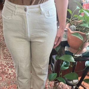 Vintage cream-colored cords